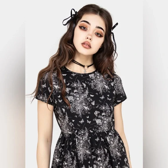 NWT Disturbia Thalia Mini Skater Dress US 4 / UK 8 - Picture 7 of 8